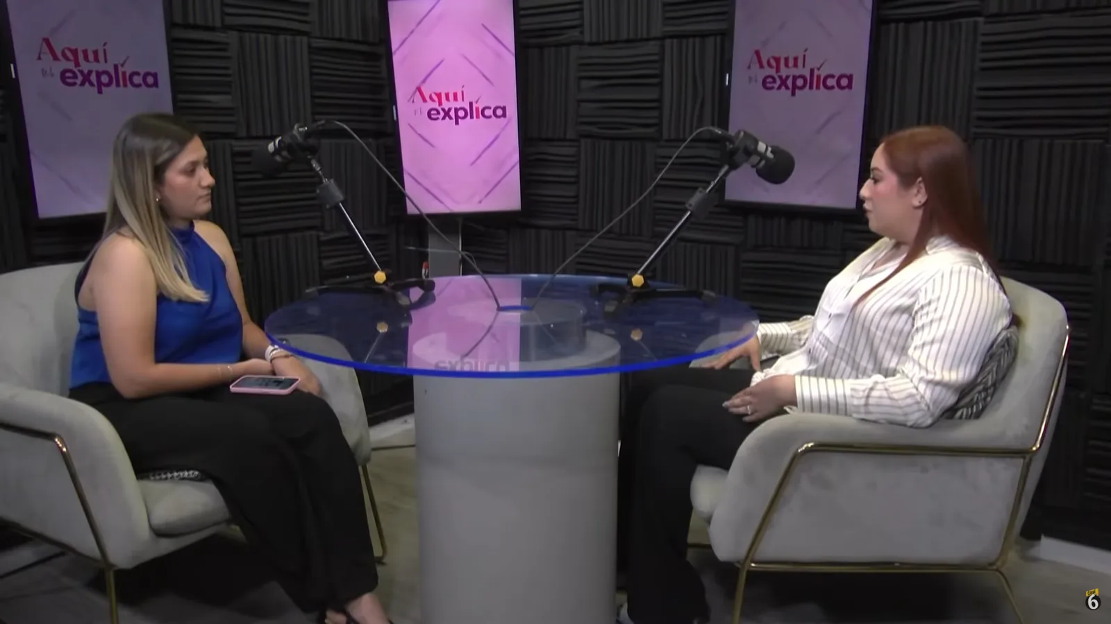 La Dra. Alejandra Landeros durante su participación en el programa Aquí te lo explica, de Multimedios Laguna